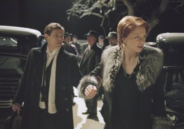 Bryce Dallas Howard e Willem Dafoe in una scena del film Manderlay