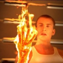 Chris Evans in una scena del film I Fantastici Quattro