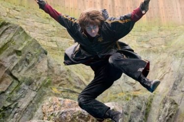 Daniel Radcliffe in una scena del film Harry Potter e il calice di fuoco