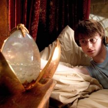 Daniel Radcliffe in una scena di Harry Potter e il calice di fuoco (2005)
