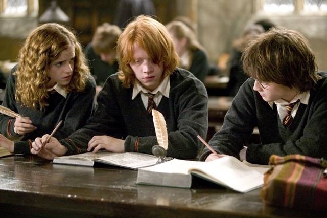 Emma Watson Rupert Grint E Daniel Radcliffe In Una Scena Di Harry Potter E Il Calice Di Fuoco 13534