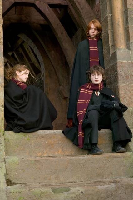 Emma Watson Rupert Grint E Daniel Radcliffe In Una Scena Di Harry Potter E Il Calice Di Fuoco 13535