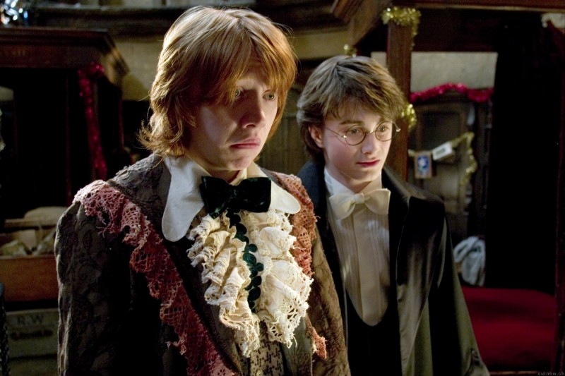 Rupert Grint E Daniel Radcliffe In Una Scena Di Harry Potter E Il Calice Di Fuoco 13585