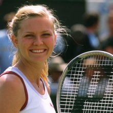 Kirsten Dunst in una sequenza del film Wimbledon