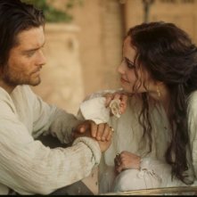 Orlando Bloom ed Eva Green in una scena de Le crociate