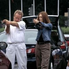 Ridley Scott e Julianne Moore sul set di Hannibal