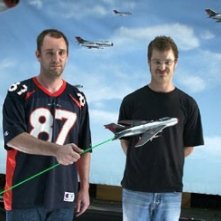 Trey Parker e Matt Stone sul 'set' di Team America