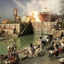 Una scena di Team America