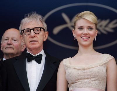 Woody Allen E Scarlett Johanssona Cannes Per Presentare Match Point 13962