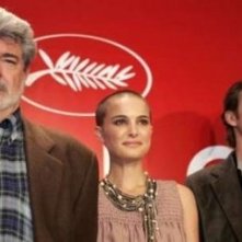 George Lucas, Natalie Portman e Hayden Christensen a Cannes
