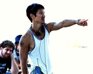 Gregg Araki sul set di Mysterious Skin