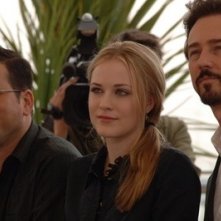 Il regista David Jacobson e gli interpreti Evan Rachel Wood e Edward Norton a Cannes per presentare il film Down in the Valley