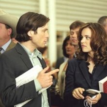 Cillian Murphy e Rachel McAdams in una scena di Red Eye