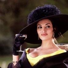 Sonia Aquino in una scena di Una pantera a Hollywood