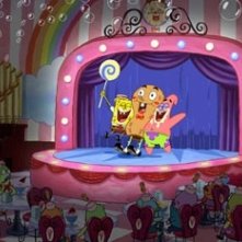 Una scena del film d'animazione The SpongeBob SquarePants Movie