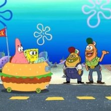 Una scena del cartone animato The SpongeBob SquarePants Movie