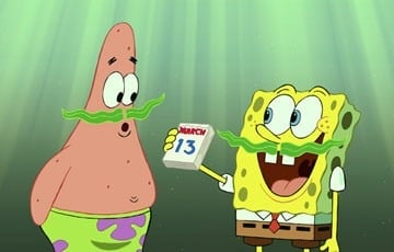 Una scena del cartoon SpongeBob il film