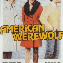 Il manifesto tedesco di Un lupo mannaro americano a Londra