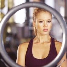 la fantastica Jessica Alba in una scena de I fantastici quattro