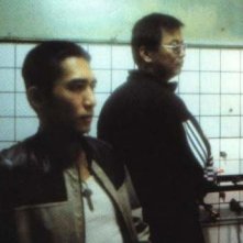 Tony Leung e il regista Wong Kar-Wai sul set di Happy Together