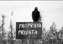 Una scena di Uccellacci e uccellini