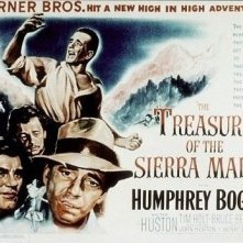 UNa lobbycard promozionale per Il tesoro della Sierra Madre