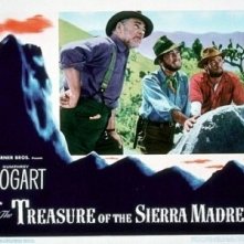UNa lobbycard promozionale per Il tesoro della Sierra Madre