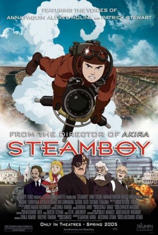 La locandina internazionale di Steamboy