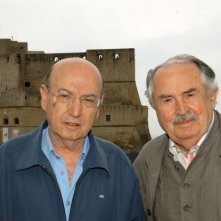 Theo Angelopoulos e Tonino Guerra al Napoli Film Festival 2005