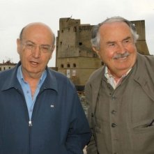 Theo Angelopoulos e Tonino Guerra al Napoli Film Festival 2005