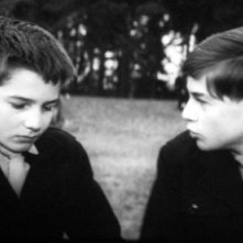 Jean-Pierre Leaud in una scena de I 400 colpi