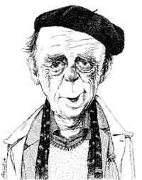 Una caricatura di Heinrich Böll