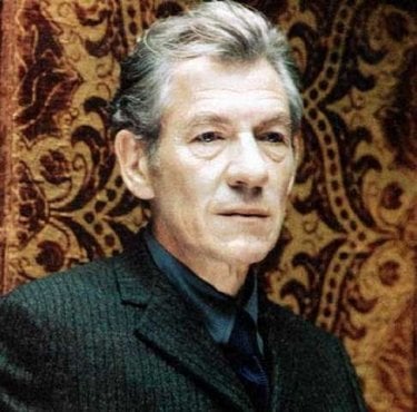 Un primo piano di Ian McKellen