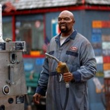 il mastodontico Eugene A. Clark  in una scena di Land of the Dead