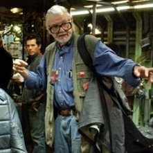 George A. Romero sul set di Land of the Dead
