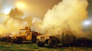 Una scena de La guerra dei mondi