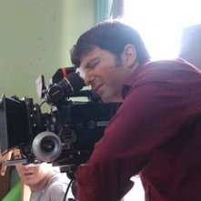 Stefano Calvagna sul set de L'uomo spezzato