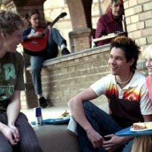 Johnny K. Lewis, Oliver James, Hilary Duff in una scena di Nata per vincere