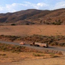 Una scena del film Duel