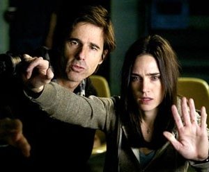 Walter Salles e Jennifer Connelly sul set di Dark Water