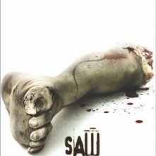 Manifesto americano di Saw con un piede amputato
