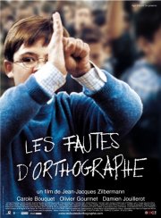 La locandina di Les fautes d'orthographe