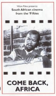 La locandina di Come Back, Africa
