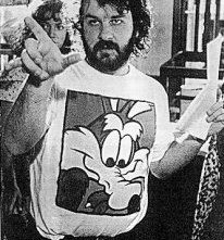 Peter Jackson sul set di Creature del cielo