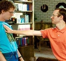 Jon Heder ed Aaron Ruell in una scen di Napoleon Dynamite