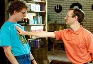 Jon Heder ed Aaron Ruell in una scen di Napoleon Dynamite