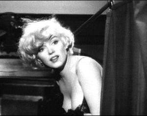Marilyn Monroe in A qualcuno piace caldo, nel '59