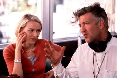 David Lynch e Naomi Watts sul set di Mulholland Drive
