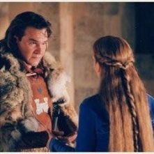 Patrick Swayze e Piper Perabo in una scena di George and the Dragon