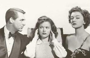 Cary Grant, Sherley Temple e Mirna Loy in una foto promozionale de L'INTRAPRENDENTE SIGNOR DICK